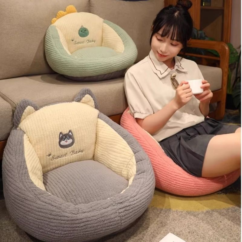 蒲团坐垫地上懒人坐墩榻榻米日式卧室家用阳台飘窗地板加厚软垫子