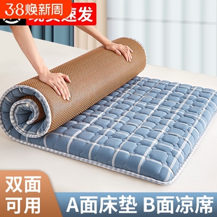 宿舍学生单人夏季冰丝凉席床垫遮盖物软垫榻榻米床褥垫子冬夏两用