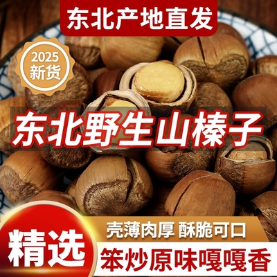 东北野生大榛子新货铁岭特产原味无添加榛子坚果孕妇零食2025新鲜