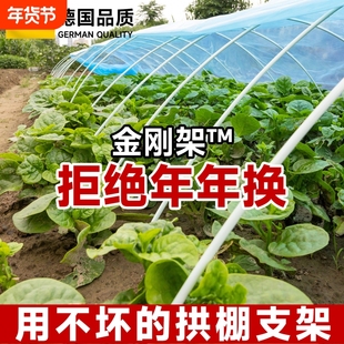 玻璃纤维小拱棚支架蔬菜棚菜园菜地大棚拱杆玻璃钢支撑杆棚架架子