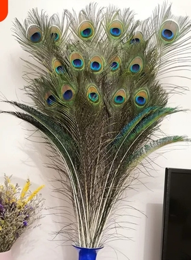 孔雀摆件灵动装饰客厅