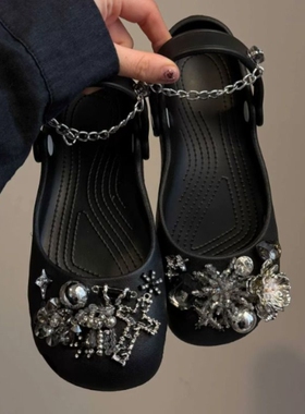 crocs洞洞鞋配饰高级感鞋花鞋扣