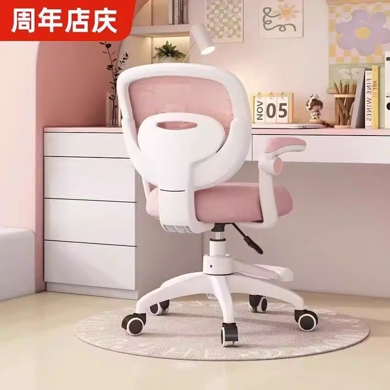 家用学生写字椅子办公椅可升降旋转调节座椅书房靠背椅儿童学习椅