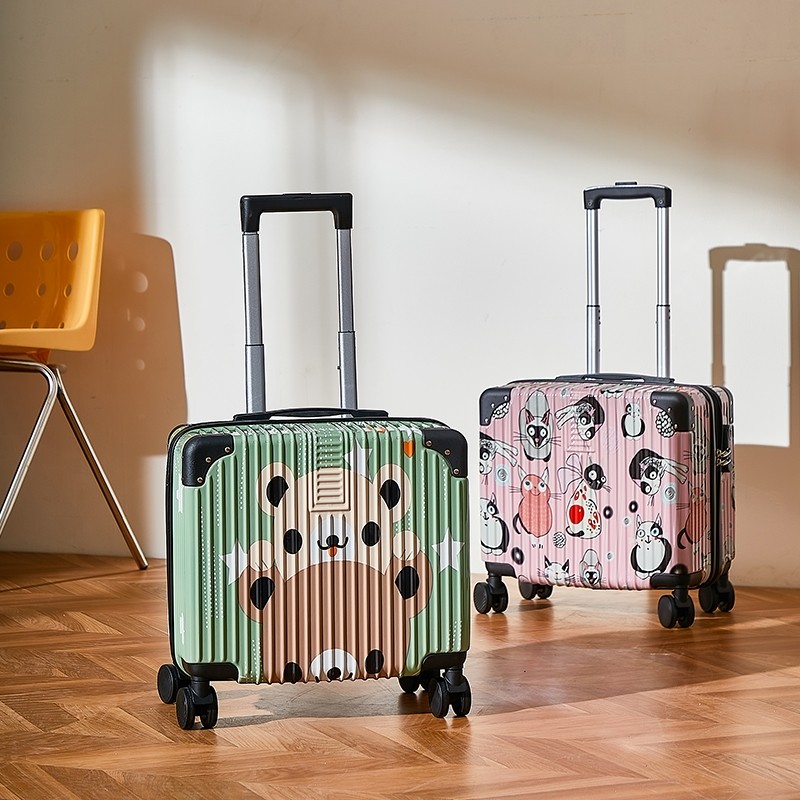 18寸卡通行李箱可登机免托运可爱拉杆箱结实耐用密码轻便旅行箱