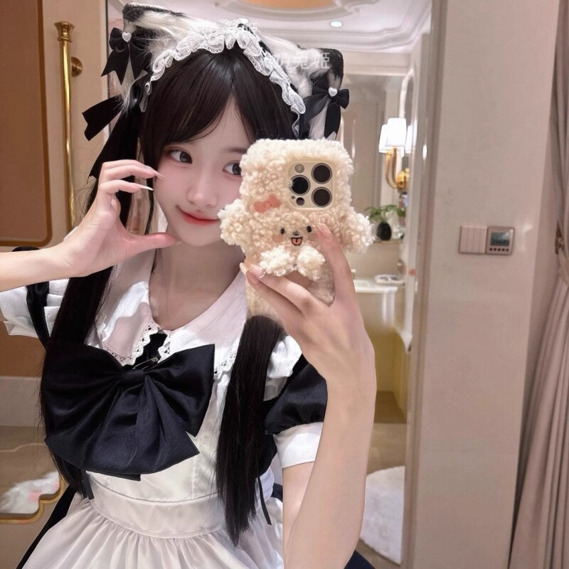 洛丽塔cosplay猫耳朵发箍lolita猫娘兽耳发带KC头饰发