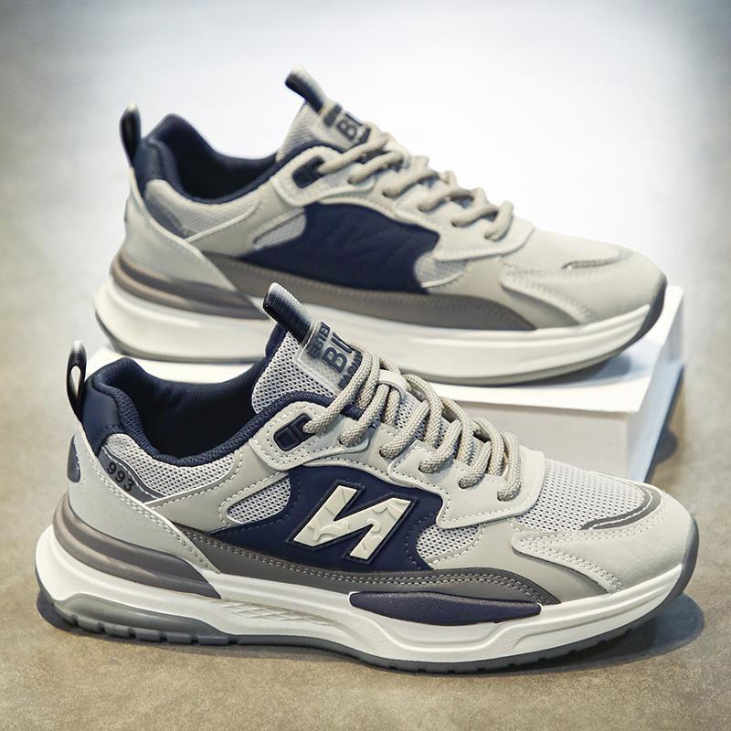 透气运动风NEW BOLUNE新百伦男鞋春季新款潮流百搭跑步运动鞋潮鞋