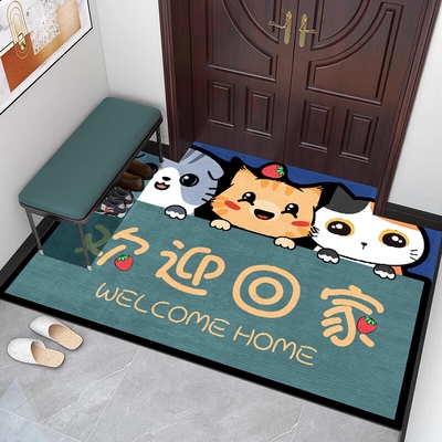 地垫入户门垫进门口脚垫卫生间吸水防滑垫子家用硅藻泥回家欢迎