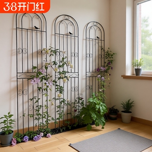 绿萝植物攀爬架爬藤架户外庭院网格铁艺花架花园月季花支架阳台
