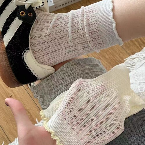 袜子夏薄款女堆堆袜女款2026新款