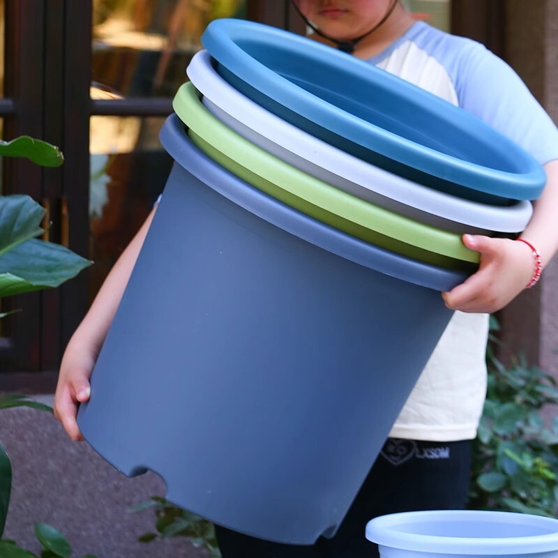 树脂花控根盆透气deepot加仑盆大号绣球月季四季塑料花盆家用庭