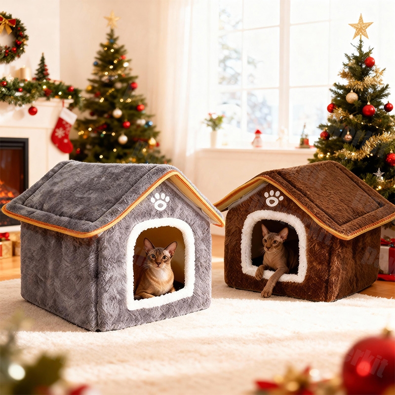 小茶喵猫窝狗窝小宠窝兔子窝保暖