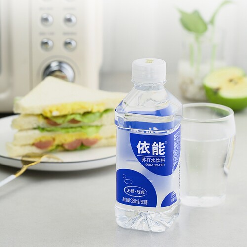 依能锌强化苏打水无汽饮品饮料350ml单瓶装包邮