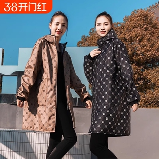 成人加绒工作服罩衣加厚保暖防水外套防风长袖围裙家用男女款冬季