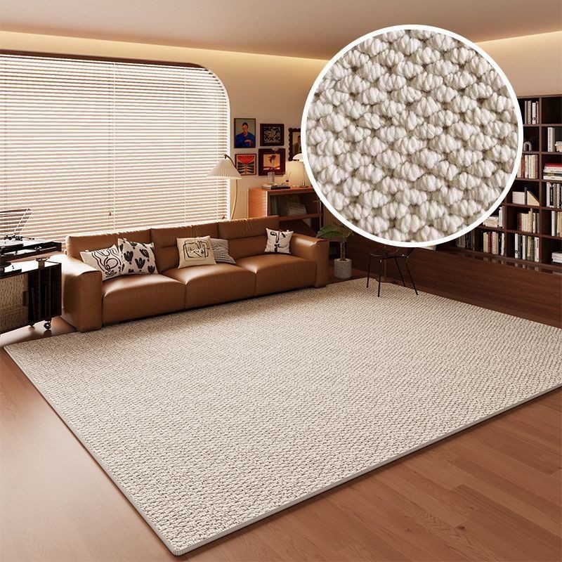 日式菠萝圈仿剑麻地毯阳台卧室客厅地垫可机洗菠萝纹编织圈绒中式