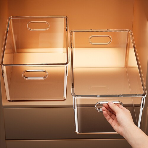 【超高透明】橱柜收纳盒PET零食