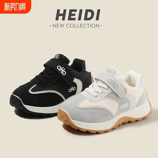 儿童阿甘鞋2026春秋新款男童运动鞋韩版女童老爹鞋软底宝宝休闲鞋