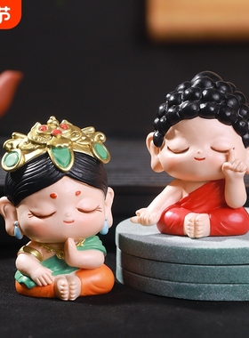 国潮福星小摆件家居车载桌面装饰