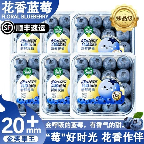 云南高山蓝莓脆甜多汁自带花香