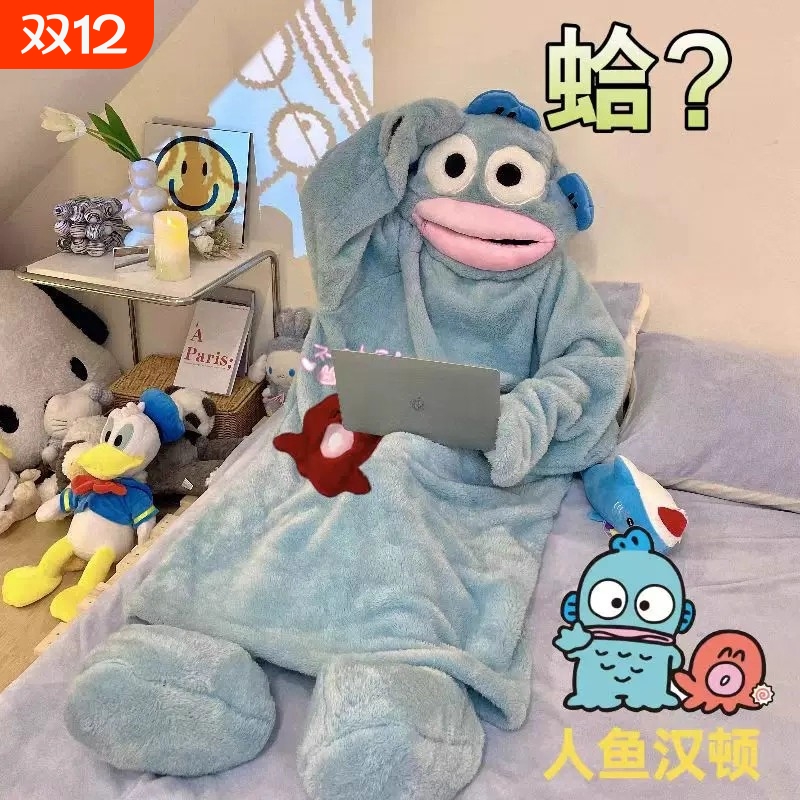 小丑鱼睡衣连体儿童秋冬季