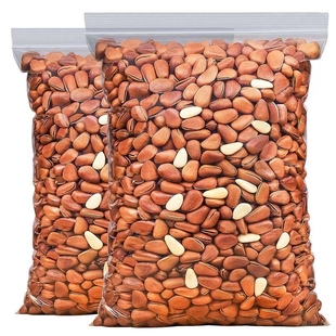 散装特大颗粒手剥开口红松子原味坚果干果大开口袋装新货休闲年货