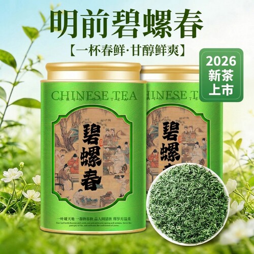 碧螺春茶叶绿茶2026新茶花果蜜香