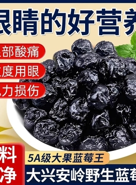 新货特A级蓝莓干无添加无蔗糖果干零食养眼护眼儿童孕妇休闲食品