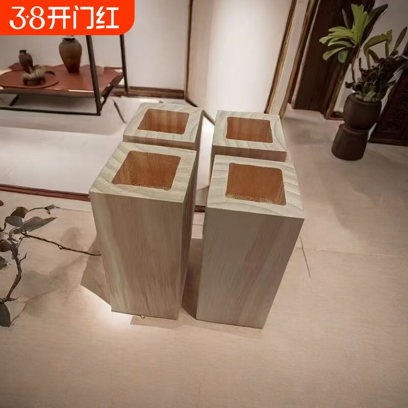家具增高垫桌茶几垫实木沙发脚脚增高高木木块婴儿床垫高实木块