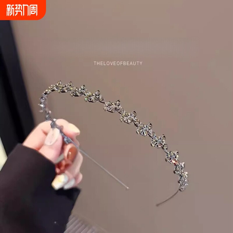 韩版发饰简约水钻发箍气质防滑发卡头窟发夹简约优雅头饰饰品甜美