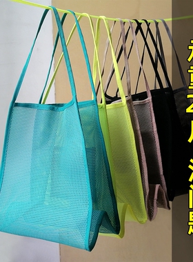 户外沙滩包大容量网袋收纳袋工具宝宝游泳儿童沙滩玩具出游旅游