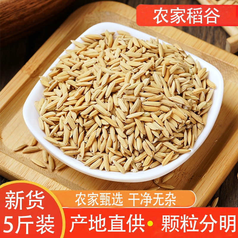 优质长粒稻谷处理清仓喂鸡鸭鹅鸽子宠物带壳饲料食用灿稻碾米便宜