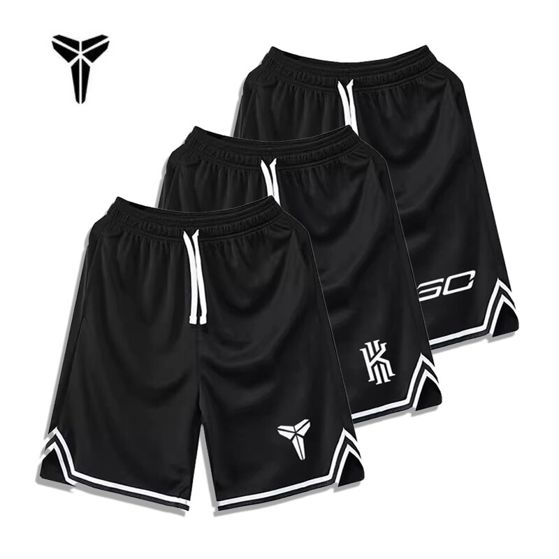 球星篮球短裤男科比欧文库里美式五分裤实战训练球裤兰特詹姆斯