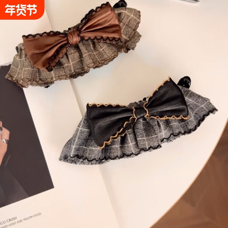 可露丽蝴蝶结香蕉夹2025新款发夹蓬松高马尾固定夹竖夹子头饰发卡,饰品/流行首饰/时尚饰品新,发饰,淘宝优惠券,粉丝福利购,淘宝优惠卷