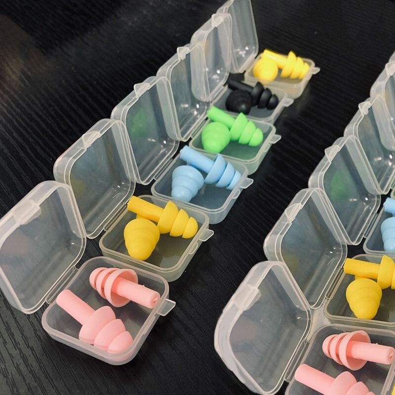 硅胶游泳耳塞专用5对套装成人防水洗头防耳朵进水睡觉防噪音隔音