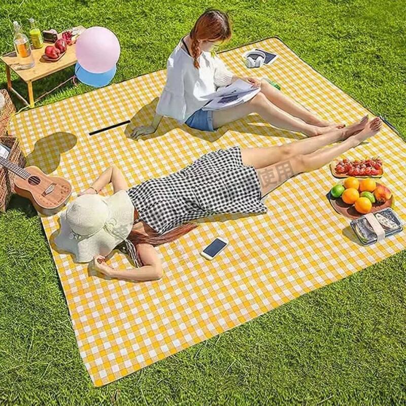 野餐垫加厚户外露营便携帐篷地垫春游坐垫防水草坪垫子铝膜防潮垫