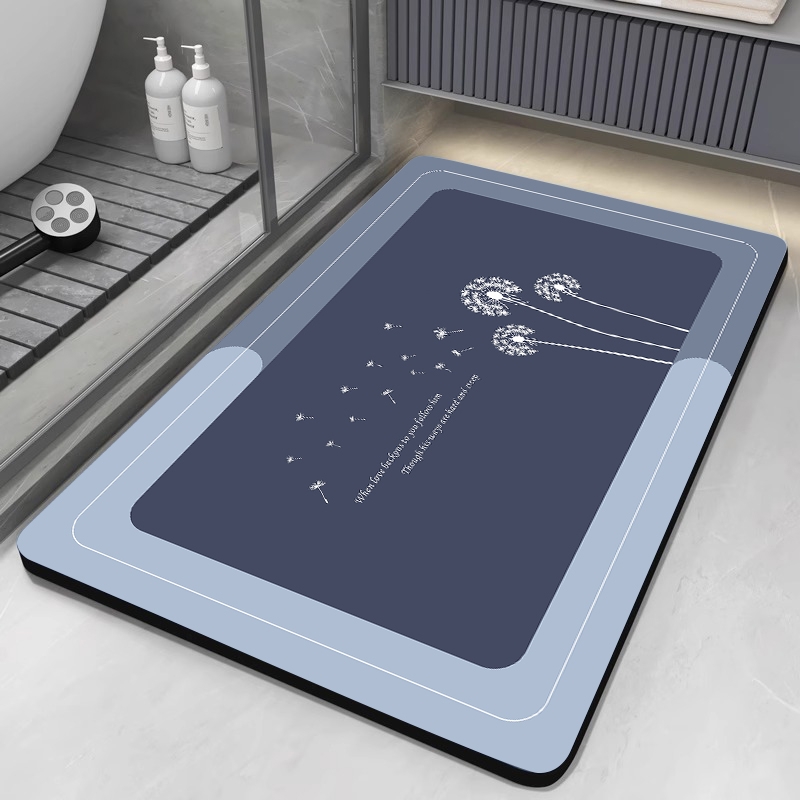 软硅藻泥吸水垫浴室地垫脚垫防滑