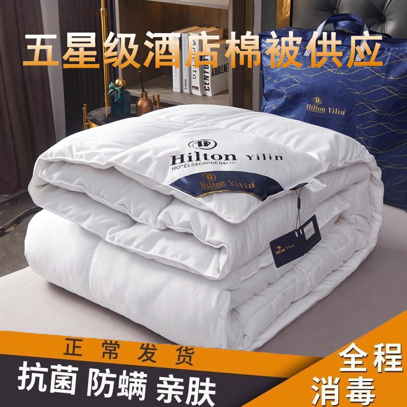 五星级酒店羽丝绒被空调被四季被子加厚保暖冬被芯棉被抗菌春秋被