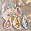 ins风无语云朵星星手机挂绳腕带短款 相机挂链可爱卡通防丢钥匙扣