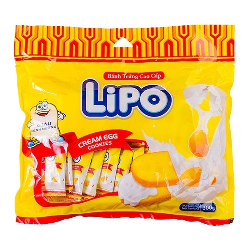 【品牌直售】Lipo面包干原味椰子味榴莲味黄油味巧克力味草莓味