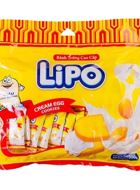品牌直售Lipo面包干原味椰子味榴莲味黄油味巧克力味草莓味饼干
