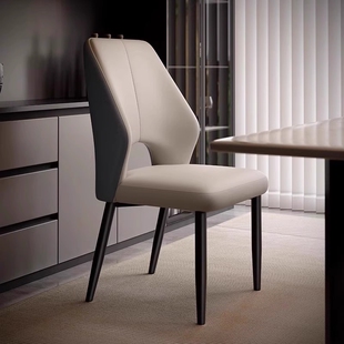 椅子餐椅家用2026新款轻奢高级感餐厅吃饭餐桌椅意式凳子靠背客厅