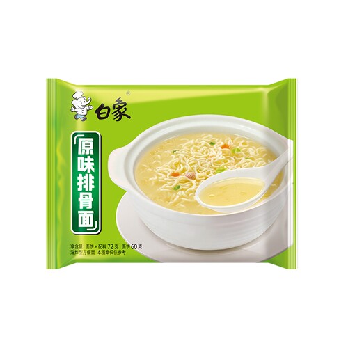 白象原味排骨面72g经典口感