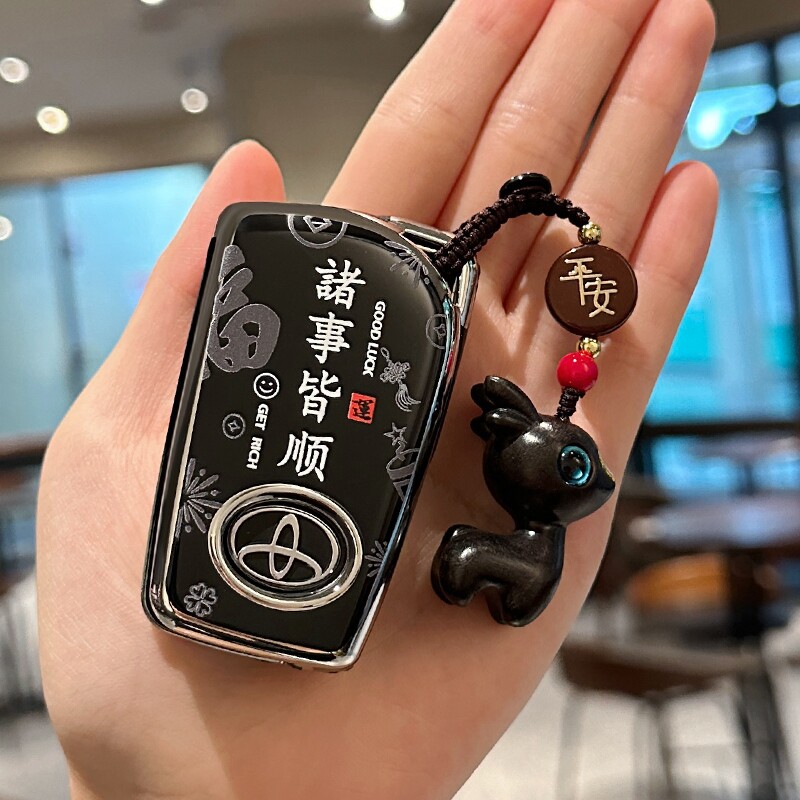 丰田折叠款钥匙套两键保护包图片