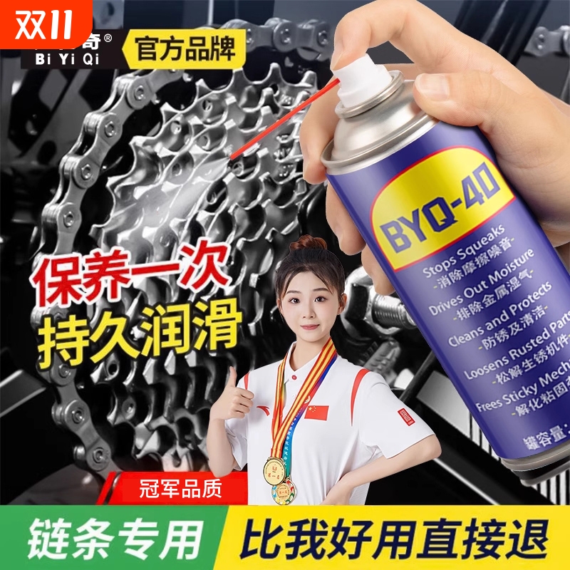比亿奇自行车润滑油山地车链条清洗剂清洁保养装除锈剂专用链条油