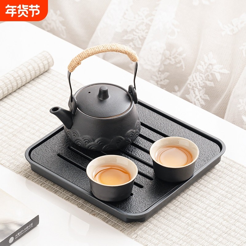 黑陶功夫茶具小套装家用一人独饮陶瓷泡茶壶茶杯单人酒店宿舍喝茶,餐饮具,功夫茶具,淘宝优惠券,粉丝福利购,淘宝优惠卷