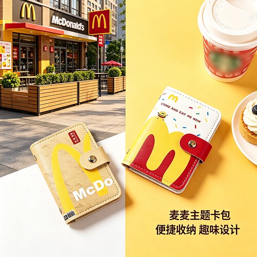 M记麦大容量多功能学生证件卡包