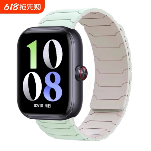 适用vivowatchGT手表表带新款iqoowatch5夏天运动vivowatch3透气智能配件铠甲高级感时尚小众腕带ins风男女生