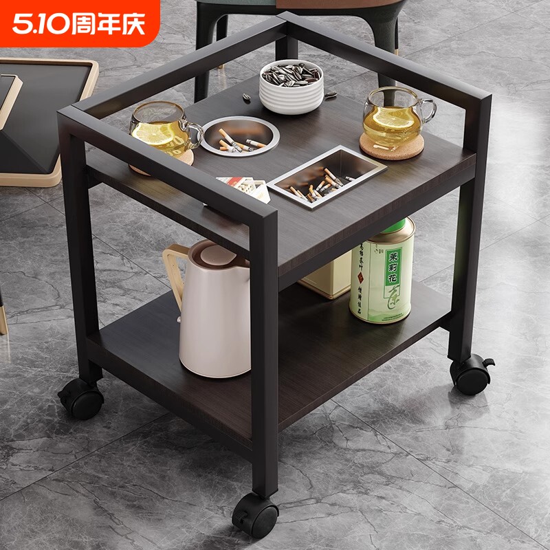 麻将桌棋牌室茶几茶水柜茶楼麻将机茶几专用茶水架子可移动小边几