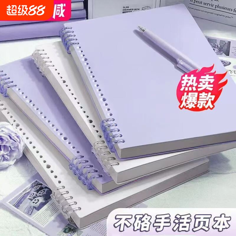 B5活页本可拆卸笔记本本子图片