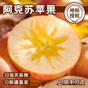 年货节 2025正品 新疆阿克苏冰糖心苹果水果当季 丑苹果红富士应季