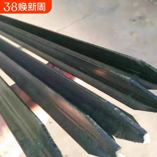 围栏立柱杆护栏铁丝网菜园拦养鸡篱笆Y型三角铁支撑杆钢管实心